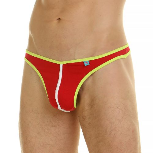 Мужские трусы тонги красные Van Baam 44869