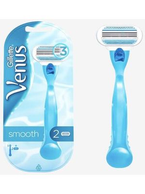 Станок для бритья женский Gillette Venus и 2 сменные кассеты