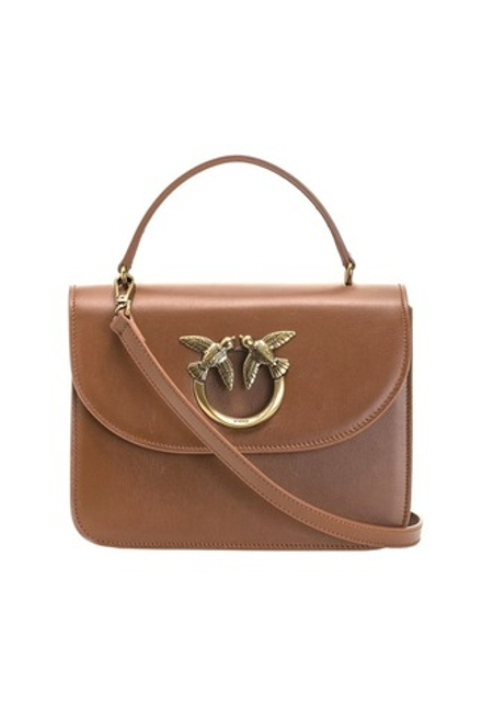 LOVE BAG CLICK TOP HANDLE – cognac