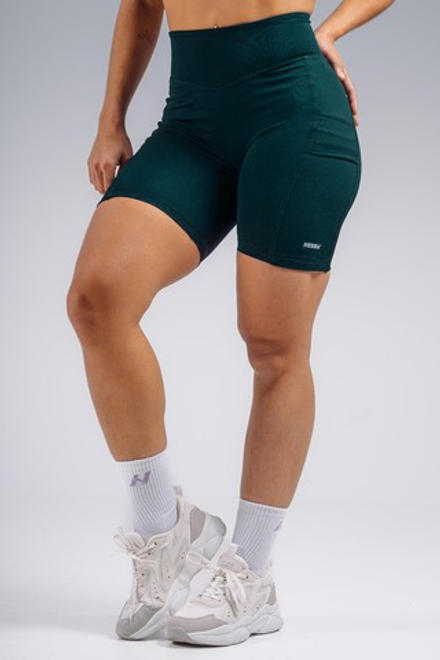 Шорты High-Waist Shorts with Pockets PRIMAL 858 Зеленые