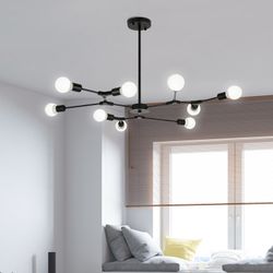 Люстра На Штанге Late D86 Black By Imperiumloft