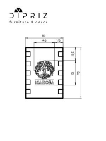 Подставка для карандашей и ручек, дуб/масло