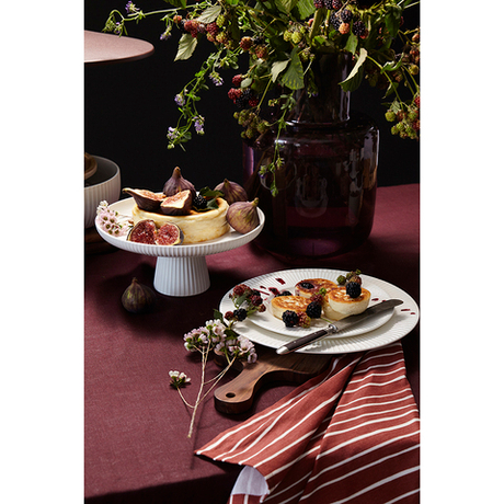 Набор тарелок 2шт 27см Liberty Jones Soft Ripples белый