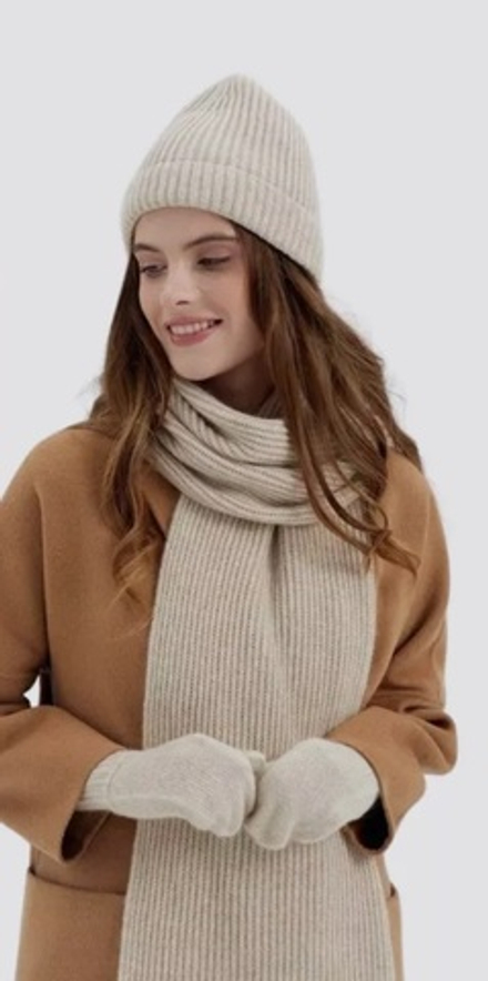 Шарф Ш803-08 бежевый