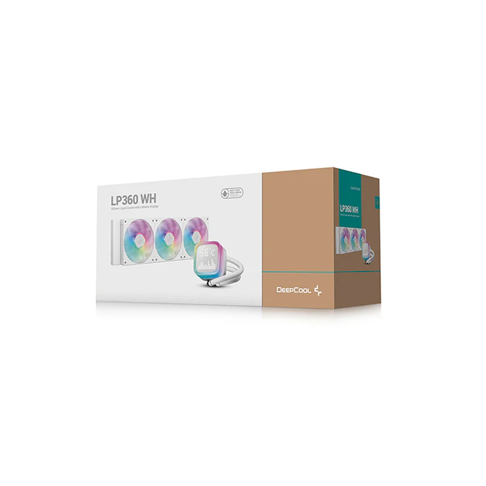 Кулер с водяным охлаждением Deepcool LP360 WH