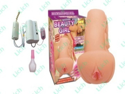 Вагина-мастурбатор с вибрацией и вращением