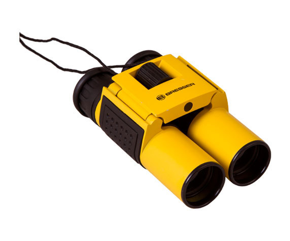 Бинокль Bresser Topas 10x25 Yellow в сложенном виде