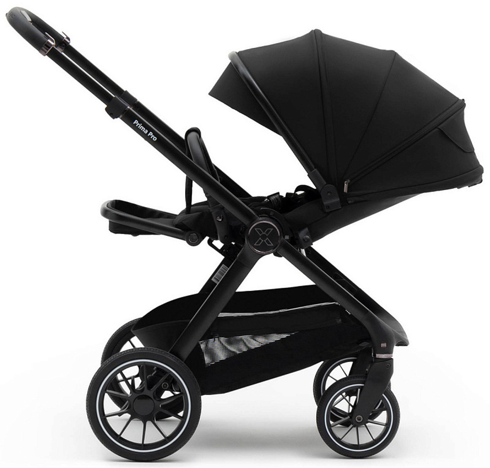 Коляска Agex Prima Pro 3 в 1 с автокреслом i-Safe Black APP626 Black (Черный)