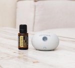 Набор doTERRA «Солнце внутри» портативный диффузор Bubble серый с датчиком движения и "Солнечный цитрус", 15 мл