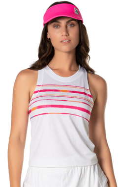 Топ теннисный Lucky in Love Shockin' Classics Shock N' Awe Tank - White