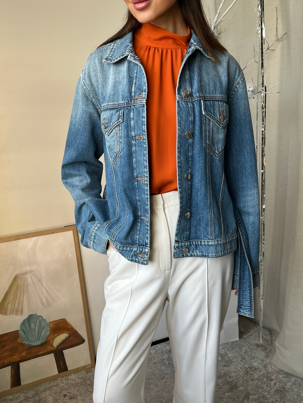 Джинсовая куртка Sportmax Code, М