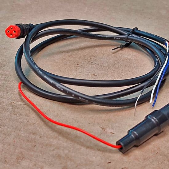 Кабель питания / NMEA для Garmin Striker / Echo / EchoMAP Chirp Plus UHD 4-PIN (1 метр)