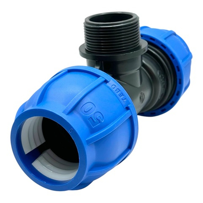 Тройник TEBO переходной 50x1 1/2" наружная резьба