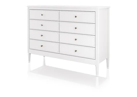 Комод Elit 8 ящиков (белый)