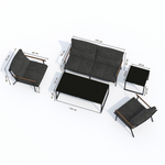 Лаунж зона Ideal Patio ФЕСТА маренго с двухместным диваном