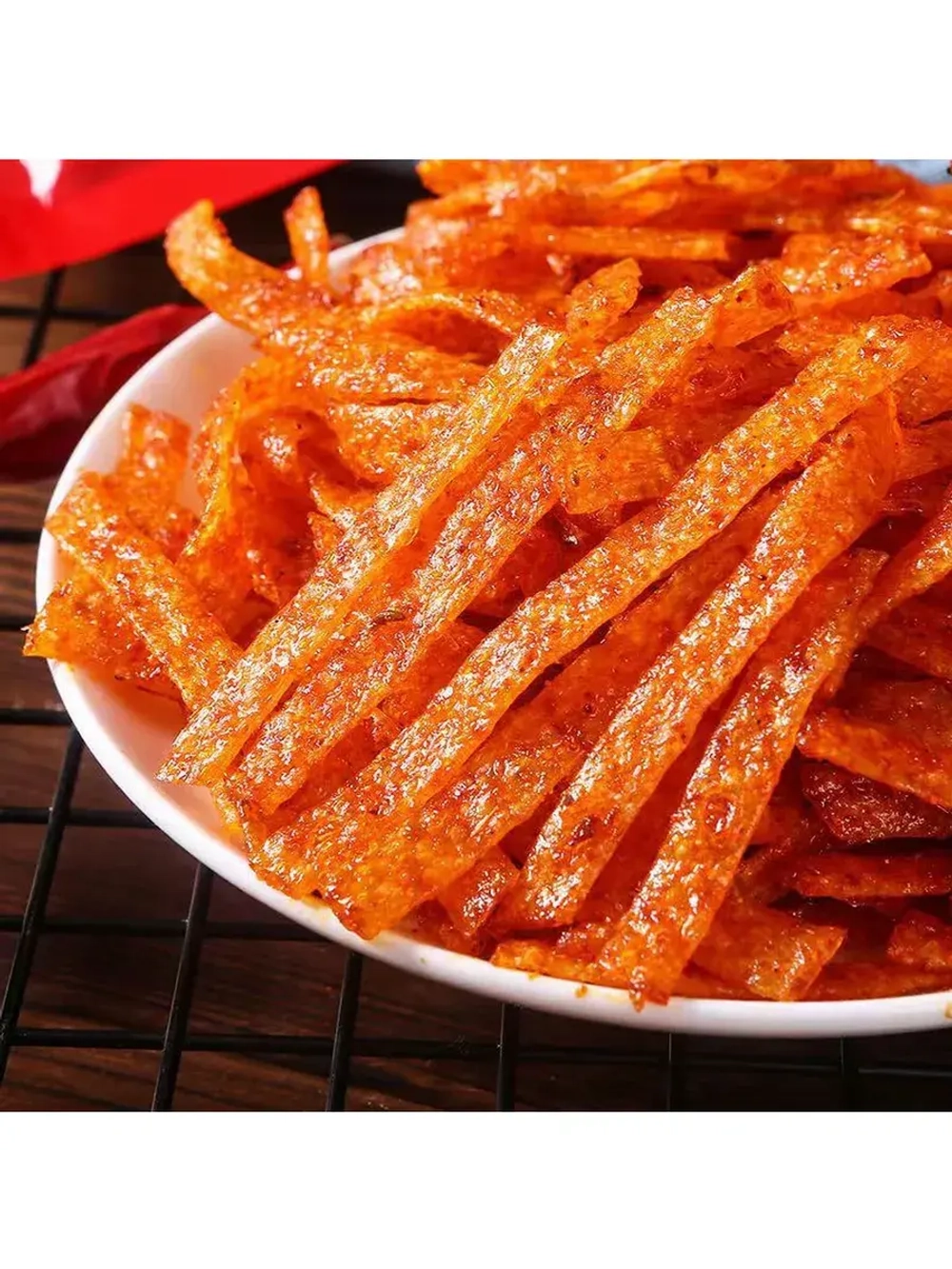 Азиатские снеки очень острые полоски с кунжутом 40 г * 30 шт