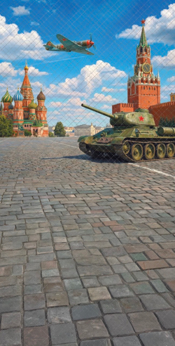 Красная Площадь №1 - фон неопреновый