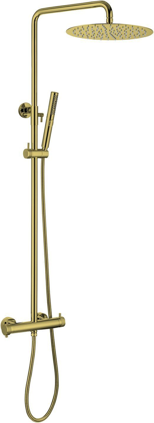Душевая стойка Allen Brau Fantasy 5.11001-GB 3 режима, золото брашированное