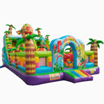 Надувной батут "Хамелеон и динозавры" 10*6*5,5 м