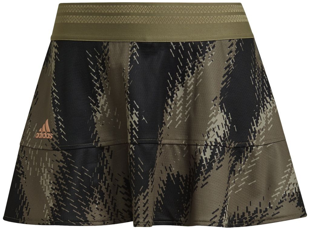 Теннисная юбка Adidas Tennis Printed Match Skirt Primeblue W - orbit green