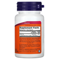 Now Foods MK-7 Vitamin K-2 100 mcg , Витамин К2
