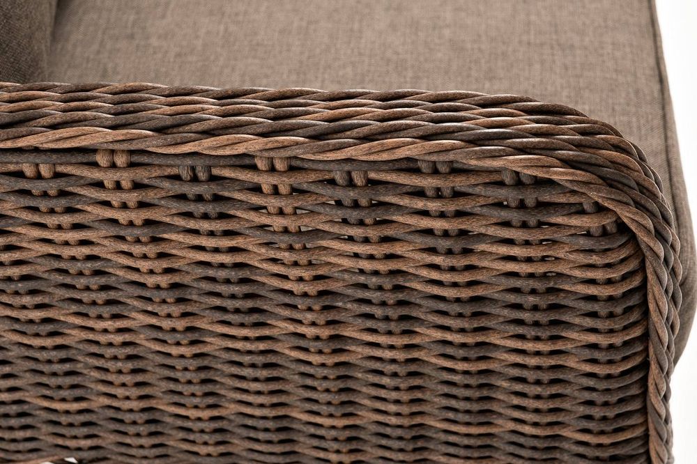 "Прованс" диван из искусственного ротанга трехместный, цвет коричневый