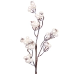 Ветка декоративная «Сказочная ягода» 60 см, Белый