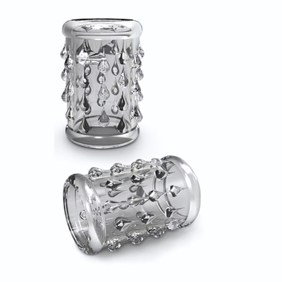 Прозрачная насадка с капельками STAY HARD COCK SLEEVE 05 CLEAR (Цвет: прозрачный)