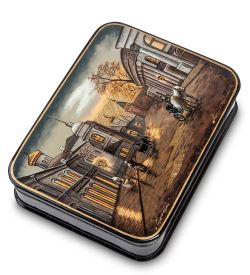 Народные промыслы ШК-55/ 19-A Шкатулка «Старая Москва» Буркова