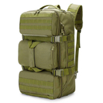 Вместительный тактический рюкзак 60л / олива