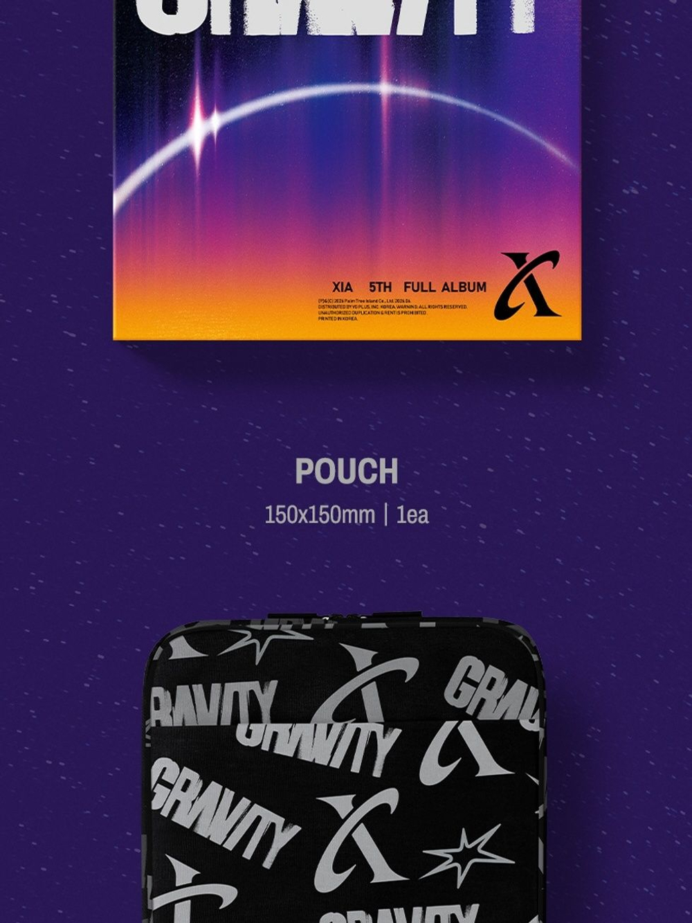 Альбом XIA (KIM JUN SU) - GRAVITY 5th Full Album SOLAR (LIMITED) Version