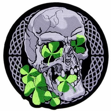 Нашивка Череп в кельтском узоре