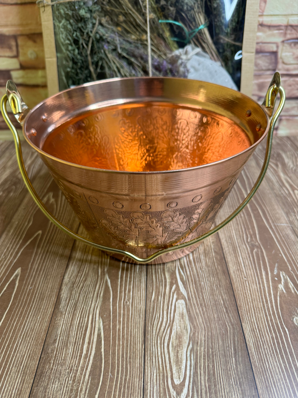 Ведро-запарник Медный 3 л.