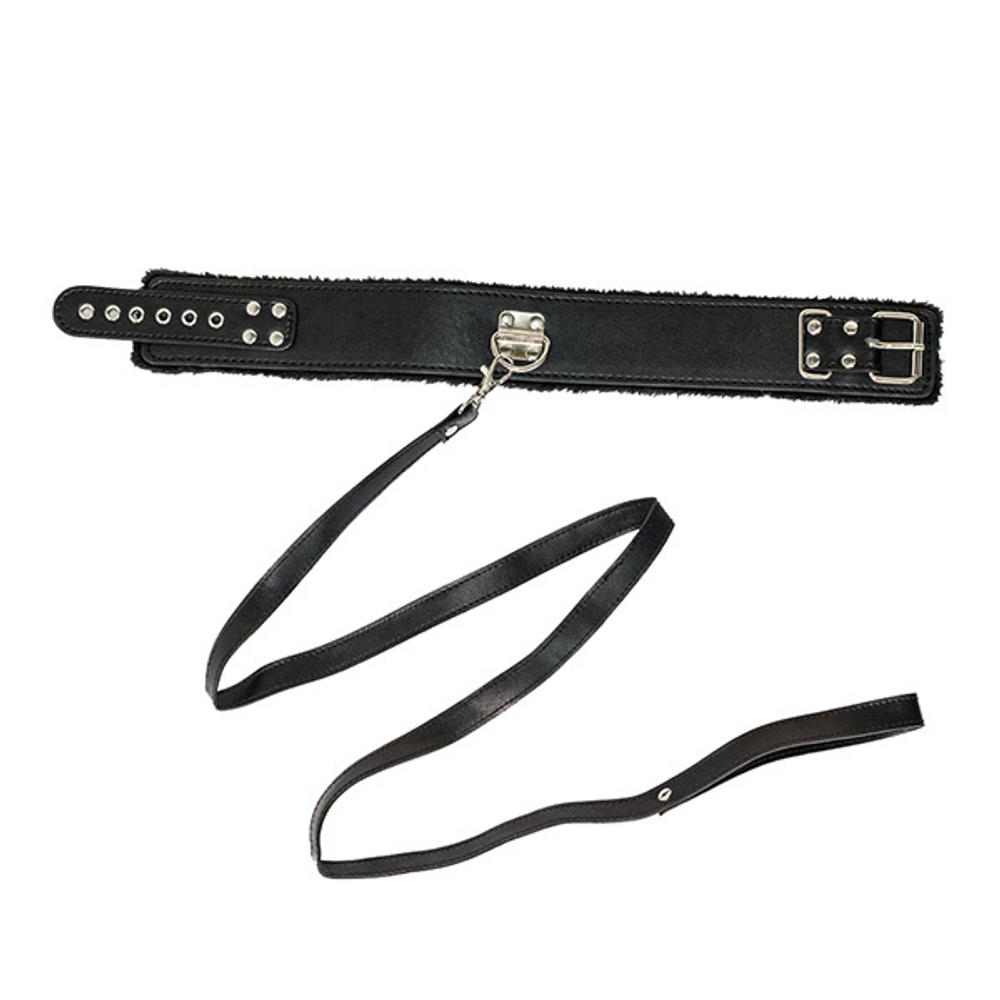 Черный ошейник 49,5см с поводком Lola Games Party Hard Circus 1085-01lola