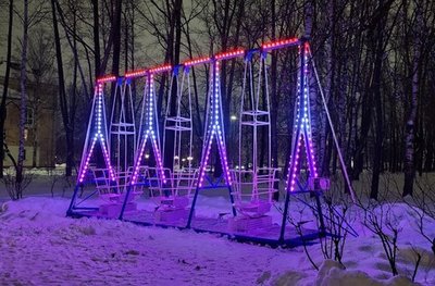 Качели «ЛОДОЧКА» 3 Секции