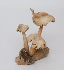 50-002 Статуэтка «Улитка на грибе» 20 см