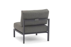 Stockholm, диван антрацит/серый, алюминий
