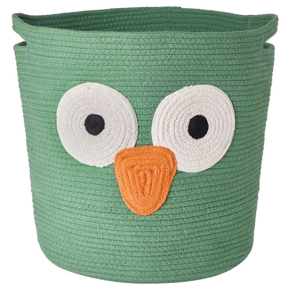 Корзина для игрушек IKEA UPPSTA (УППСТО), Зеленый, 35 см