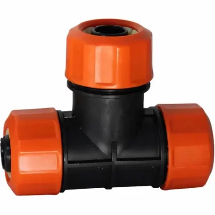 Переходник Т-образный Amigo для шлангов 1/2 - 3/4 - 3/4