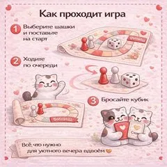 Игра для пар «Стать ближе» со сладостями