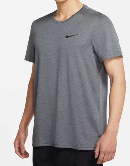 Мужская теннисная футболка Nike Dri-Fit Superset Top SS M - iron grey/black