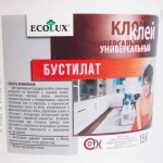 Клей строительный универсальный Бустилат Ecolux, для столярных работ, 1,5 кг