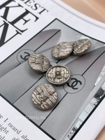 Пуговицы Шан. матовое серебро рельефные