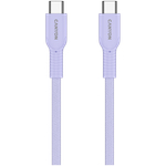 CANYON cable OnWire 60CL C-C 60W COLOR Braided 1m Purple
