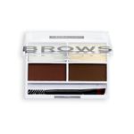 Набор для макияжа бровей Revolution Relove  Brows Brow - Dark
