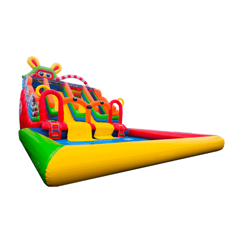 Водная горка с бассейном «Аква-монстро», 18*10*9 м