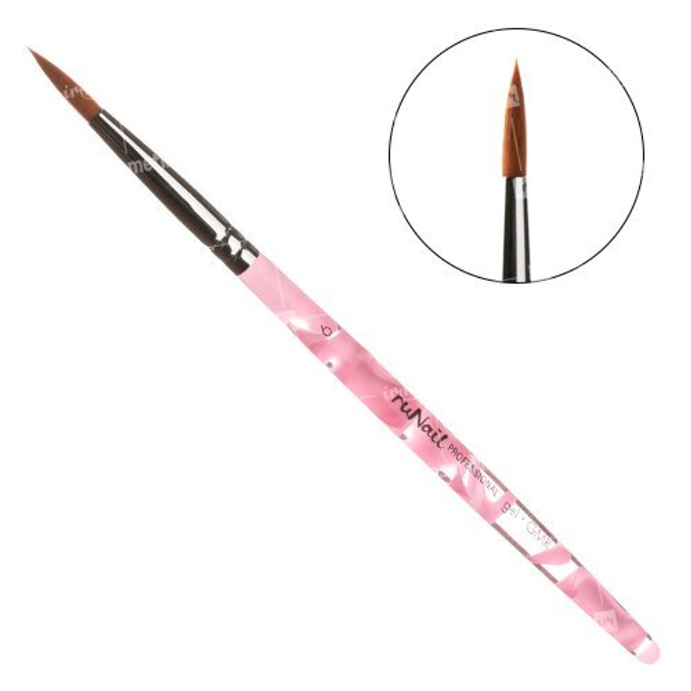 Runail Кисть для геля Gel GMR №6 №0198