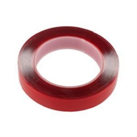 Двухсторонний скотч REXANT, прозрачный, на акриловой основе, 20 мм, ролик 5 м