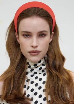 Кокошник XS из красного атласа