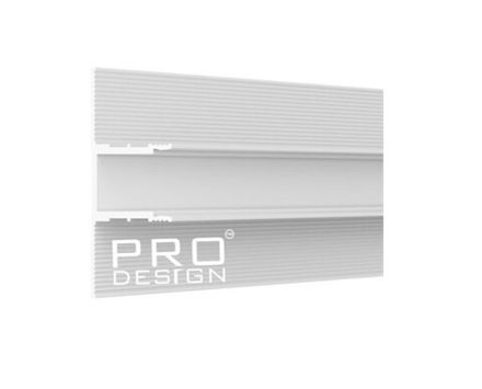 Декоративный стеновой профиль Pro Design 534 белый, 2700x45x17,5 мм